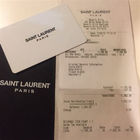 ysl guarantee